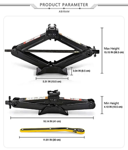 Gato de tijera para coche de 1 tonelada con manivela, superventas - Product Image 6