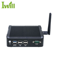 Nano Endüstriyel Mini Bilgisayar N3 J1900 CPU Dört Çekirdekli 2.0GHz USB/VGA'lı Bulut Bilgisayarı