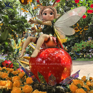 Fada Animatronic surpreendente da estátua das flores para o parque fantasia - Product Image 6