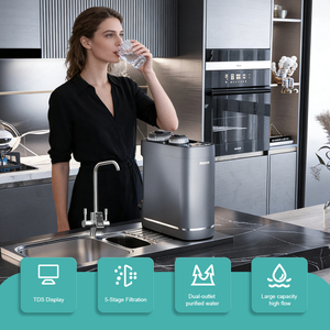 Sistema de Ósmosis Inversa (RO) Eléctrico sin Tanque Nobana de 5 Etapas con Autolimpieza y Construcción de Plástico para Purificador de Agua Potable en Hogares y Hoteles - Product Image 2