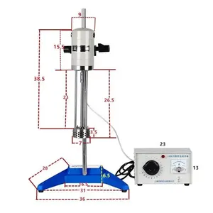 Weiai cao cắt trộn homogenizer 40L phòng thí nghiệm homogenizer trộn Emulsifier mỹ phẩm homogeneizador