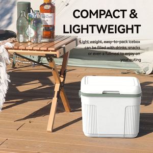OEM/ODM 10L Modern Reusable PE Portable Handle Ice Chest <b>Cooler</b> with Lightweight Design for Travel and <b>Drinks</b> - Product Image 4