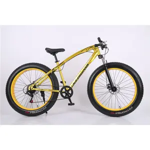 China billig Großhandel High-Carbon Stahl 26 Zoll Fett Fahrrad Männer Mountainbike Fett Reifen Erwachsenen Fahrrad zu verkaufen