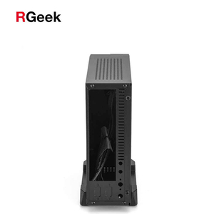 Rgeek Giá Rẻ Chất Lượng Cao C03 Mini ITX Trường Hợp Máy Tính Trường Hợp Chassis 2 * USB2.0 Cổng Âm Thanh Dòng Trong /Out Với <span class=keywords><strong>PC</strong></span> Núi - Product Image 5