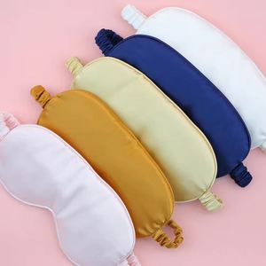 Luxury Shading <b>Light</b> Customized Satin Fabric <b>Sleep</b> Eye Mask Sets With Custom Logo - Product Image 2