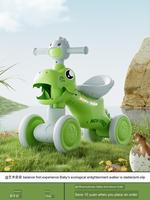 Voiture d'équilibre sans pédales pour enfants 2024, 1-2-3 ans, 6 bébés, quatre roues, glisse, yo-yo, voiture à bascule pour enfants
