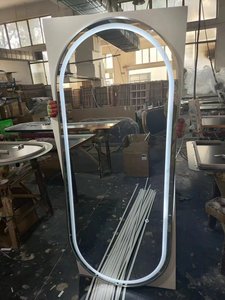 Venta al por mayor de muebles de salón de nuevo diseño espejo de la estación de <span class=keywords><strong>estilo</strong></span> de salón de peluquería sillas de peluquero estaciones espejo de maquillaje - Product Image 6