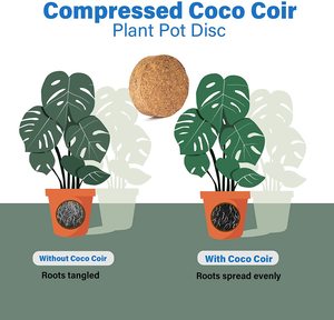 Terreno di impregnazione di cocco compresso da 50mm che espande il terreno organico in fibra di Pellet di cocco di cocco organico - Product Image 5
