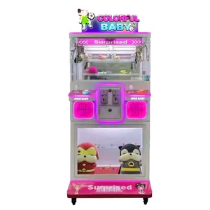 Good Quality Coin Claw Machine Clip <b>Doll</b> Machine Four Boutique <b>Large</b> Commercial Clip Key Chain Mini Minicomputer - Product Image 2