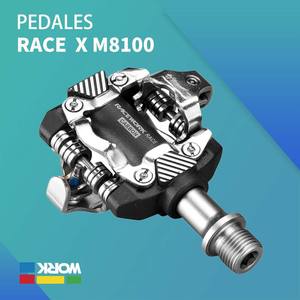 RACEWORK Pedal de bicicleta de carretera <span class=keywords><strong>SPD</strong></span> Auto-bloqueo Cliples <span class=keywords><strong>Pedales</strong></span> de bicicleta Ultraligero Profesional <span class=keywords><strong>MTB</strong></span> <span class=keywords><strong>Pedales</strong></span> de montaña para <span class=keywords><strong>Shimano</strong></span> - Product Image 5
