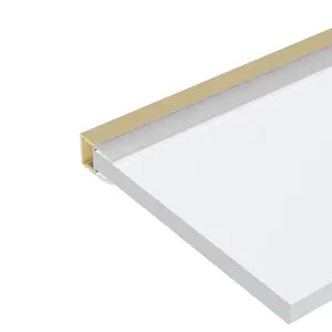 VST 12V LED Cabinet Supper Slim Linear Bar Light Cover Glass Surface Mounted Glass Shelf Customized 3 Years Warranty