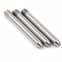 Fasteners Bolts Stainless Steel Locating Dowel Pin Threaded Cylindrical Pin With Nylok Coating Custom Fastener ODM OEM