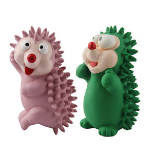 Nunbellpets çevre dostu lateks kirpi köpek çiğnemek oyuncak sert gıcırtılı taşlama diş Pet oyuncak - Product Image 1