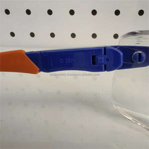 WELTA UV400 ANSI Z87.1 Matériau PC certifié CE Demi-monture transparente réglable anti-rayures anti-buée Lunettes de sécurité oculaires confortables - Product Image 5