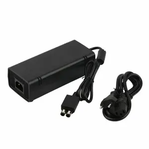 Fuente de alimentación Cargador Cable Juegos Cable para Xbox 360 Slim Console E S Adaptador de CA Fuente de alimentación EE. UU./UE/Reino Unido Enchufe