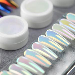 <span class=keywords><strong>Poudre</strong></span> acrylique de luxe pour nail art, pigment magnétique blanc clair effet <span class=keywords><strong>porcelaine</strong></span> pour nail art DIY - Product Image 6