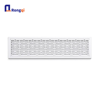 Grille de ventilation décorative murale en aluminium à motif clé grecque, grille de retour architecturale