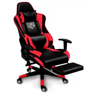 free sample premium quality PU 4D gaming chair comfort video game chair cheap wholesale red enigma silla gamer with recline