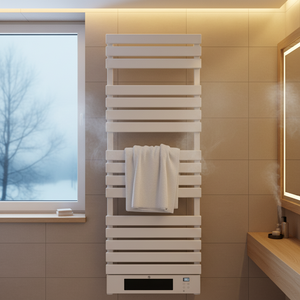 Calentador de Toallas Eléctrico Inteligente Moderno de 2200W <span class=keywords><strong>para</strong></span> <span class=keywords><strong>Baño</strong></span>, con Wifi Tuya, <span class=keywords><strong>Calefactor</strong></span> PTC 2 en 1, el Más Vendido y Popular - Product Image 1