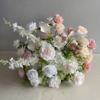 T-FT026 Hoogwaardige zijden bloemenbal centerpiece kunstmatig 50-60 cm bloemenbal voor bruiloftdecoratie