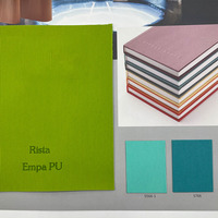 Couverture de livre en cuir PU écologique imprimée marine avec accessoires décoratifs