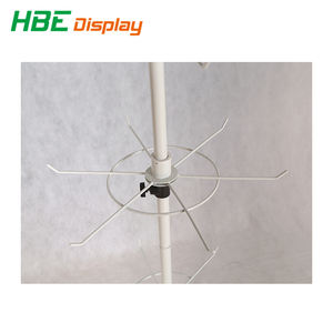 Étagère de supermarché réglable en maille métallique durable, montage au sol, installation rapide pour un présentoir de chaussettes pratique, optimisation de l'achat - Product Image 5