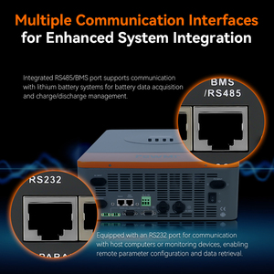 Inversor Solar Híbrido PowMr Outlet Store, Admite Entrada de Panel Fotovoltaico de hasta 8500W, Diseño de Salida de CA Dual, 6200W 220Vac - Product Image 4