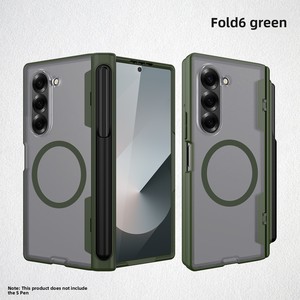 เคสแม่เหล็กสำหรับ Samsung Fold6 1.5 แบบหุ้มรอบด้านพร้อมช่องใส่ปากกา TPU แบบสองในหนึ่ง ลด 90% เคสโทรศัพท์แบบพับได้ - Product Image 6