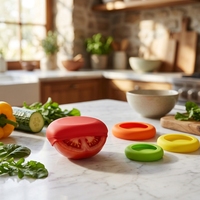 Couvre-aliments extensibles en silicone de qualité alimentaire, réutilisables, résistants à la chaleur, hermétiques, pour fruits, légumes, bols, tasses, conservation des aliments frais