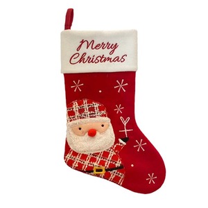 2025 Christmas Stockings Party Items Home Decor Hanging Decorative Stockings Promotion <b>Gift</b> <b>Bag</b> - Product Image 1