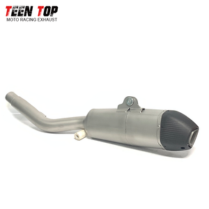 Silencieux d'échappement de moto modifié TEENTOP pour Kawasaki <span class=keywords><strong>KX</strong></span> <span class=keywords><strong>250</strong></span> KXF <span class=keywords><strong>250</strong></span> en acier inoxydable et fibre de carbone 2021 2022 <span class=keywords><strong>2023</strong></span> 2024 - Product Image 4