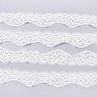Accessoires vestimentaires d'usine, vente en gros à bas prix, sangle élastique pour vêtements féminins, service OEM/ODM, sangle en dentelle blanche