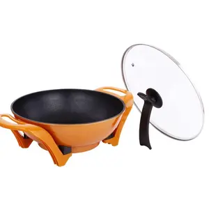 Multi Electric Pizza Pan Frying Pan And Wok Use For Hot Pot