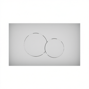 Placa para caja empotrada Lunaris, color blanco mate, 0 cm de largo, ancho y altura - Product Image 3