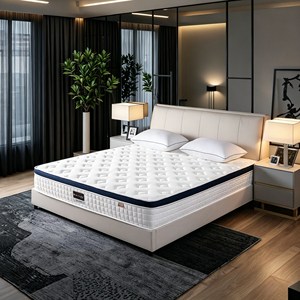 Matelas de luxe haut de gamme à prix d'usine, en mousse compressée, double ressort ensaché, pour lit King Size, pour un sommeil doux 3 #   Tapis compressé - Product Image 1