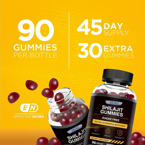 Gummies multivitaminées sans sucre OEM/ODM au Shilajit naturel pour le soutien du système immunitaire – Complément alimentaire pour adultes - Product Image 6