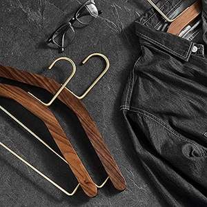 Cintres en PVC de luxe personnalisés avec logo, design antidérapant en acier inoxydable, pour rangement de sacs et vêtements multifonctions (costumes) - Product Image 4