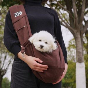 <b>Pet</b> Sling <b>Carrier</b> Hands Free Shoulder Bag for Small Dogs and Cats Travel Puppy Tote Comfortable Outdoor Carry Pouch - Product Image 4