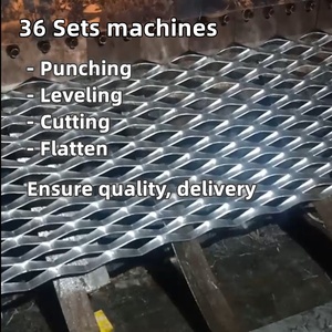 Façade en maille métallique déployée en aluminium de haute qualité pour revêtement mural - Product Image 6