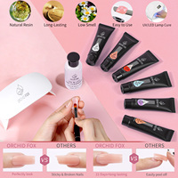 Gel UV/LED thermique à changement de couleur pour extension d'ongles, marque privée OEM, pour nail art