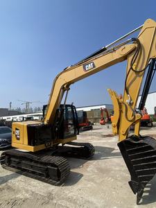Excavatrice CAT 310 jaune, équipement de construction d'occasion avec godet de terrassement, 10 tonnes - Product Image 4