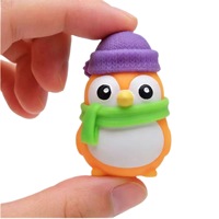 Vente Flash Transfrontalière : Adorable Jouet Squishy Pingouin à Presser au Doigt, Jouet Anti-Stress Portable et Doux, Adorable Jouet Sensoriel à Presser
