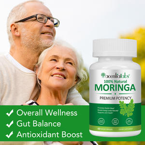 Acentiallbas OEM Natural Green antioksidan Superfood mendukung energi kesehatan kulit murni kaya nutrisi bubuk <span class=keywords><strong>Moringa</strong></span> kapsul - Product Image 5