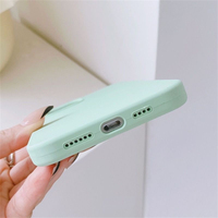 Étui en silicone liquide de luxe pour iPhone 15 14 13 12 16 Pro Max, coques de téléphone pour iPhone 11 12 14 15 16 Plus, couverture intégrale