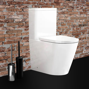 Inodoro Retrete Wc Kom Wit Keramisch Water Closet Washdown Vortex Dual Flush Twee Delige Randloze Toilettoilet Voor Badkamer