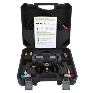 Manómetro digital electrónico ZDJ-1-S con doble pantalla para carga de refrigerante R134A en sistemas de aire acondicionado de automóviles - Product Image 4