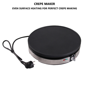 Machine à crêpes électrique automatique avec plaque de <span class=keywords><strong>30</strong></span> <span class=keywords><strong>cm</strong></span>, puissance 1000W/1300W/1400W pour crêpes, tortillas, blintzes et pancakes - Product Image 5