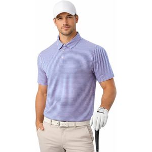 Mens Golf Polo Shirt 3-Pack Performance Dry Fit Moisture Wicking Short Sleeve Active Sport Shirts for Men - Product Image 4