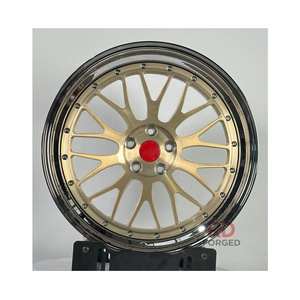 Jantes de voiture de course en or brossé de 19 à 24 pouces pour voitures de luxe, forgées en 2 ou 3 pièces, compatibles avec BS LM LeMans - Product Image 2