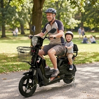Vélo Électrique Urbain 350W 500W, Trottinettes Électriques 48V, Vélo Électrique le Moins Cher, Scooter Électrique Deux Places, E-Bike